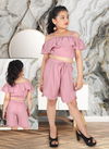 Mustard Colour Latest Stylish Party Wear Cotton Rayon Kids Collection MULMUL 03